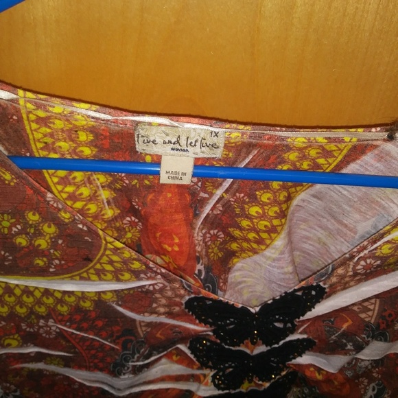 Live and let live top - Picture 3 of 3